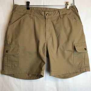 CARHARTT ORIGINAL KHAKI CARGO SHORTS SIZE 8